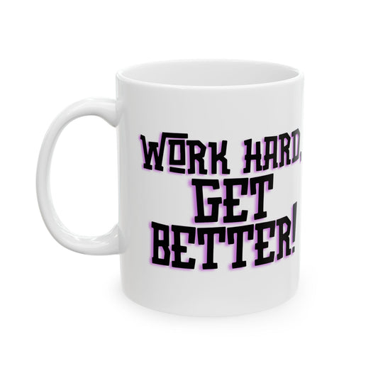 Motivational Ceramic Mug: Keep Pushing Forward, Perfect for Coffee Lovers, Gifts for Graduates, Home Office Decor, Inspirational Drinkware