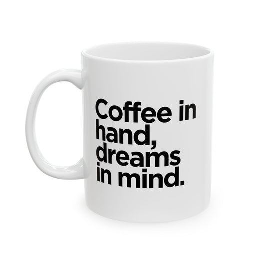 Dreamer's Blend Coffee - Ceramic Mug, (11oz, 15oz)