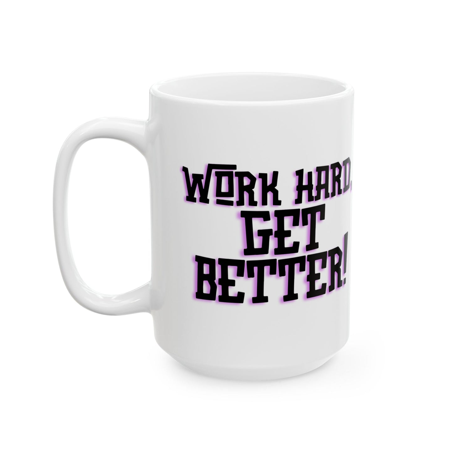 Motivational Ceramic Mug: Keep Pushing Forward, Perfect for Coffee Lovers, Gifts for Graduates, Home Office Decor, Inspirational Drinkware