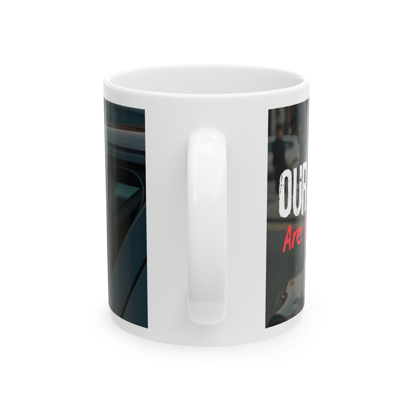 Sipin Slow Coffee Mug - Urban Style Ceramic Mug | Coffee Lover Gift, Cool Mug for Him/Her, Car Enthusiast, Funny Quote Mug, Perfect for Any Occasion