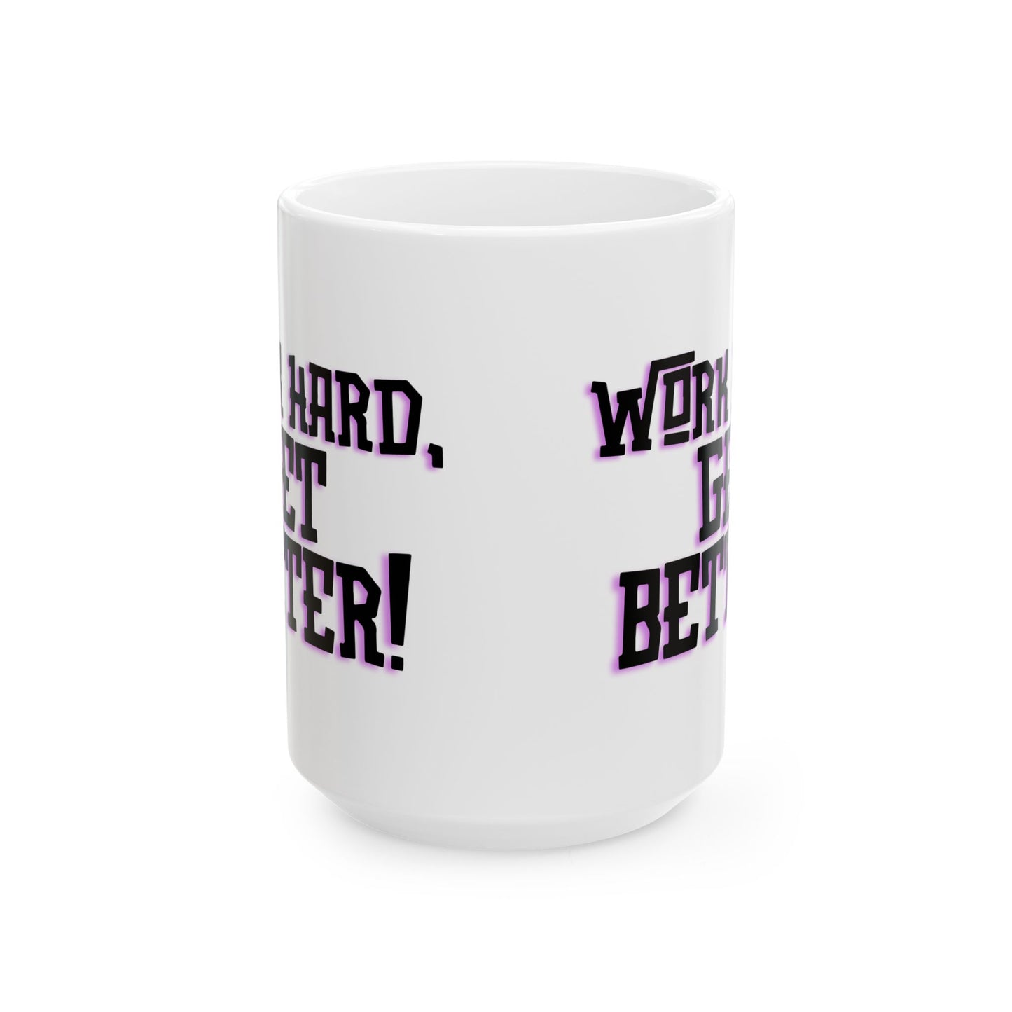 Motivational Ceramic Mug: Keep Pushing Forward, Perfect for Coffee Lovers, Gifts for Graduates, Home Office Decor, Inspirational Drinkware