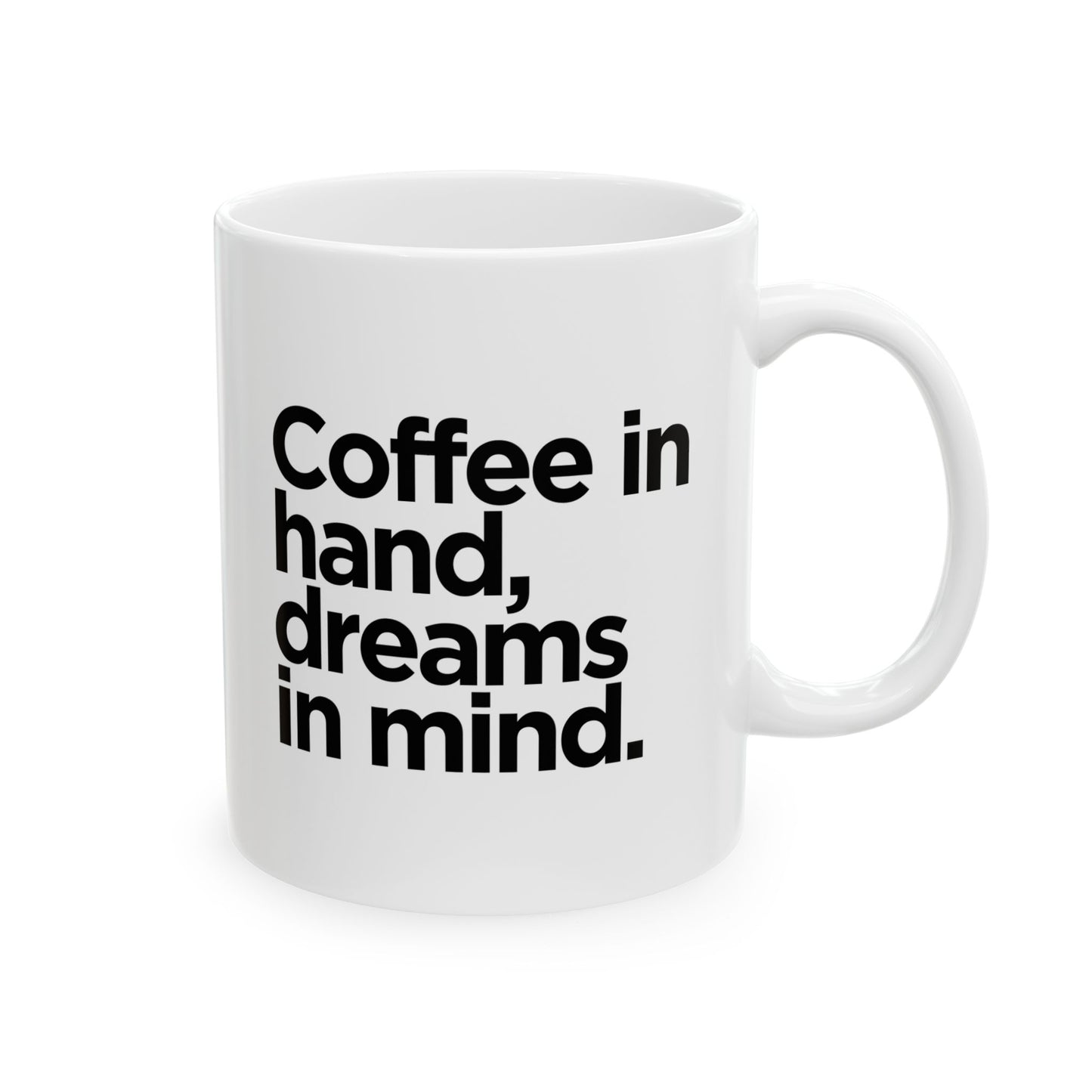 Dreamer's Blend Coffee - Ceramic Mug, (11oz, 15oz)