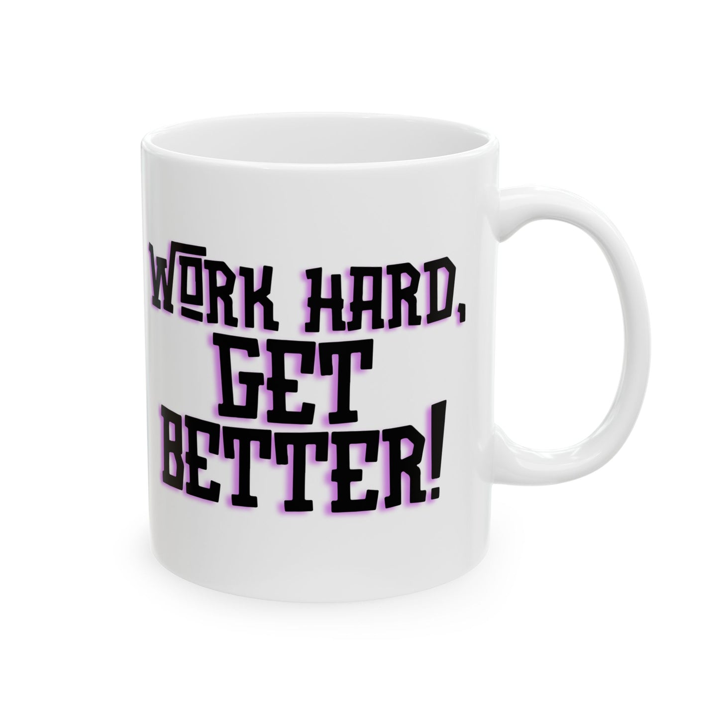 Motivational Ceramic Mug: Keep Pushing Forward, Perfect for Coffee Lovers, Gifts for Graduates, Home Office Decor, Inspirational Drinkware