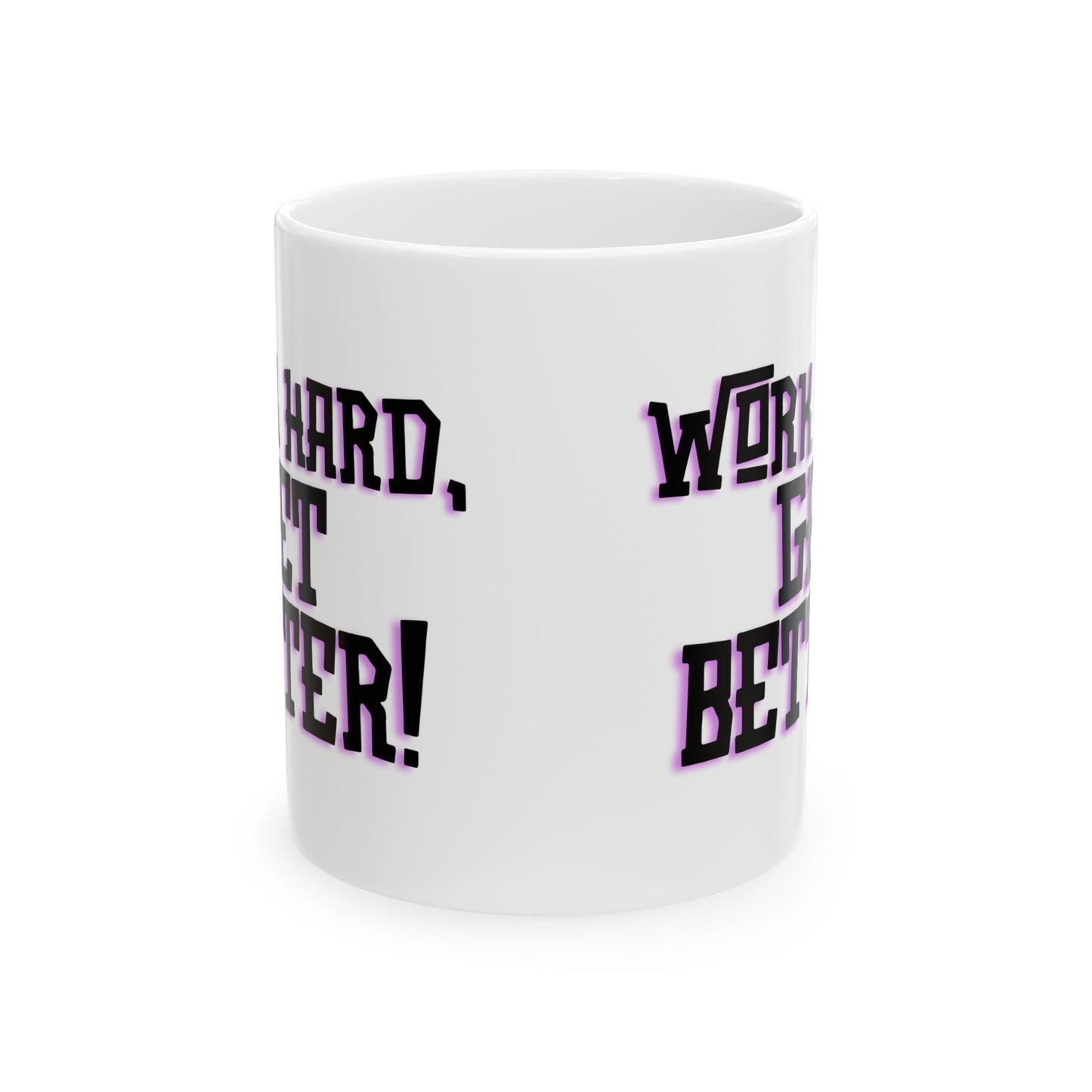 Motivational Ceramic Mug: Keep Pushing Forward, Perfect for Coffee Lovers, Gifts for Graduates, Home Office Decor, Inspirational Drinkware