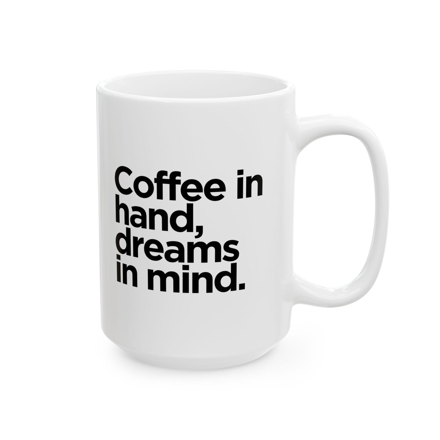 Dreamer's Blend Coffee - Ceramic Mug, (11oz, 15oz)