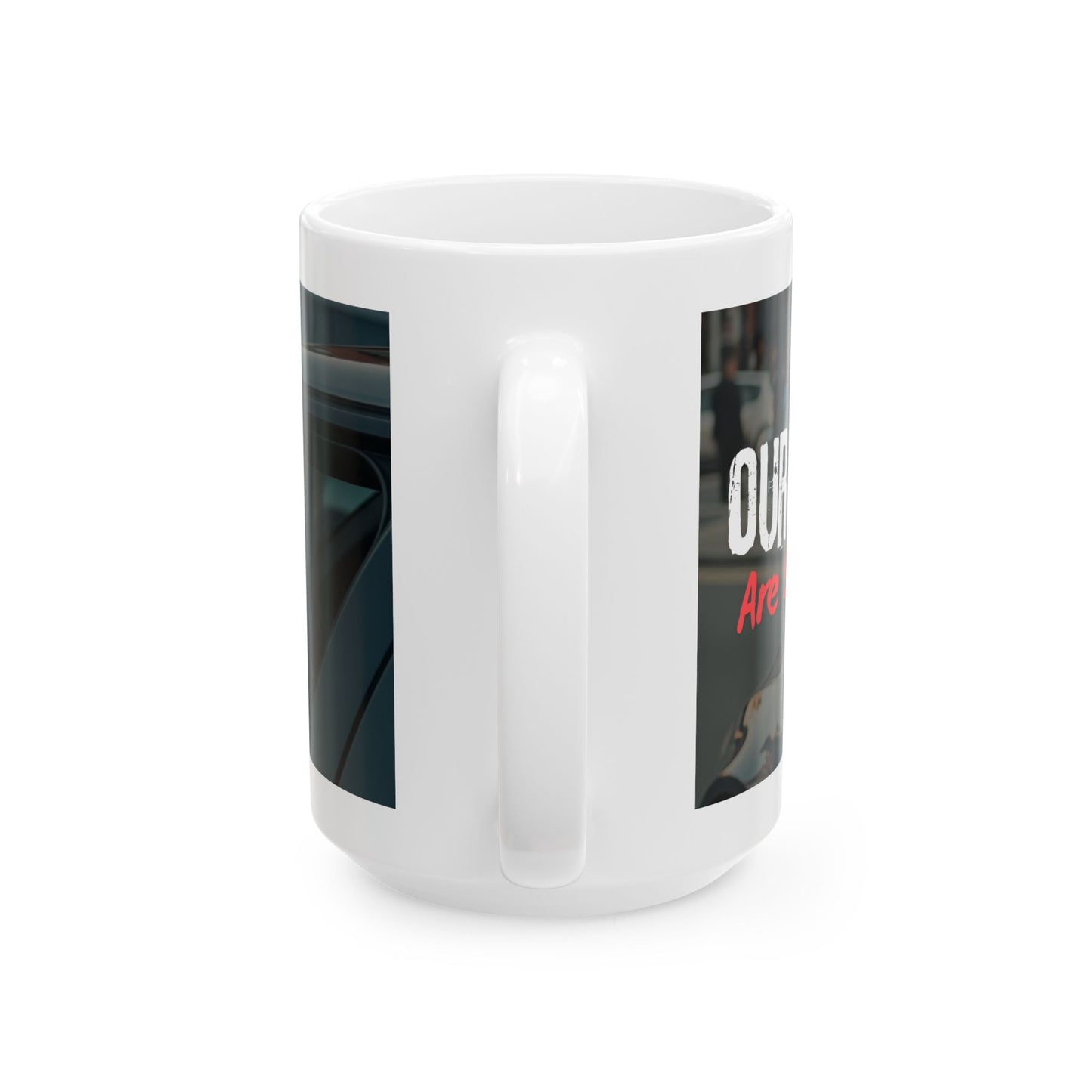 Sipin Slow Coffee Mug - Urban Style Ceramic Mug | Coffee Lover Gift, Cool Mug for Him/Her, Car Enthusiast, Funny Quote Mug, Perfect for Any Occasion