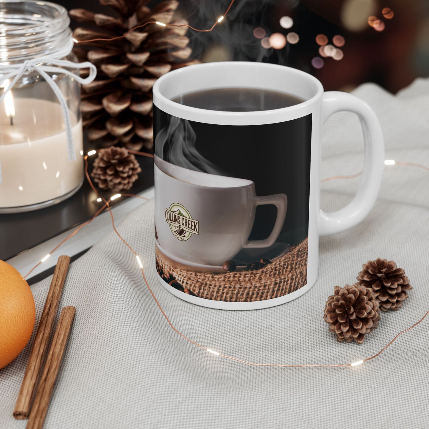 Unstoppable, powered by black coffee. - Coffee Lover Ceramic Mug - Perfect for Home or Office, Unique Gift for Tea and Coffee Enthusiasts, 11oz & 15oz